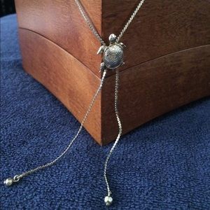 🐢Vintage turtle lariat necklace
